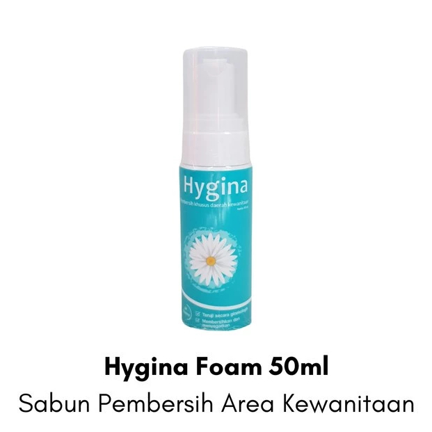 Hygina Foaming Wash Botol 50 ml - Pembersih Kewanitaan - Mencegah Keputihan