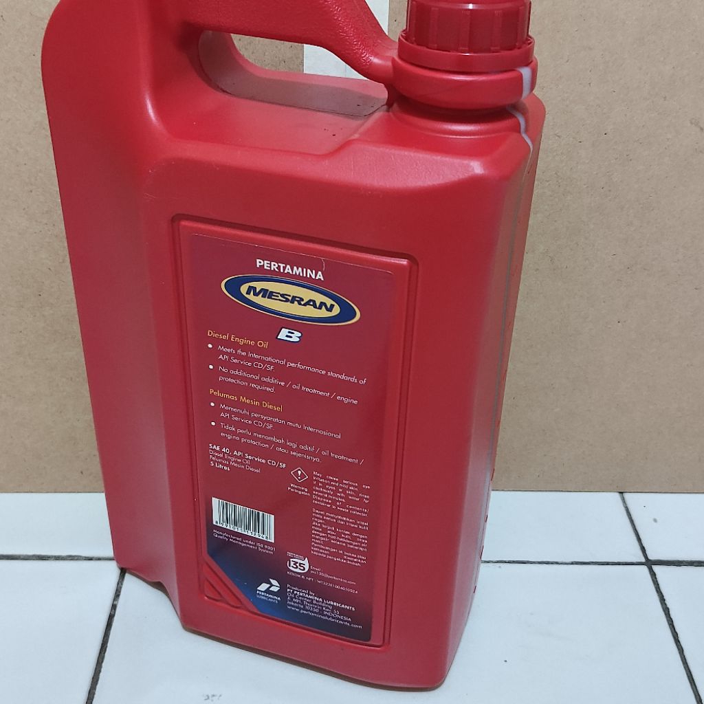 oli mesran B sae 40 5liter