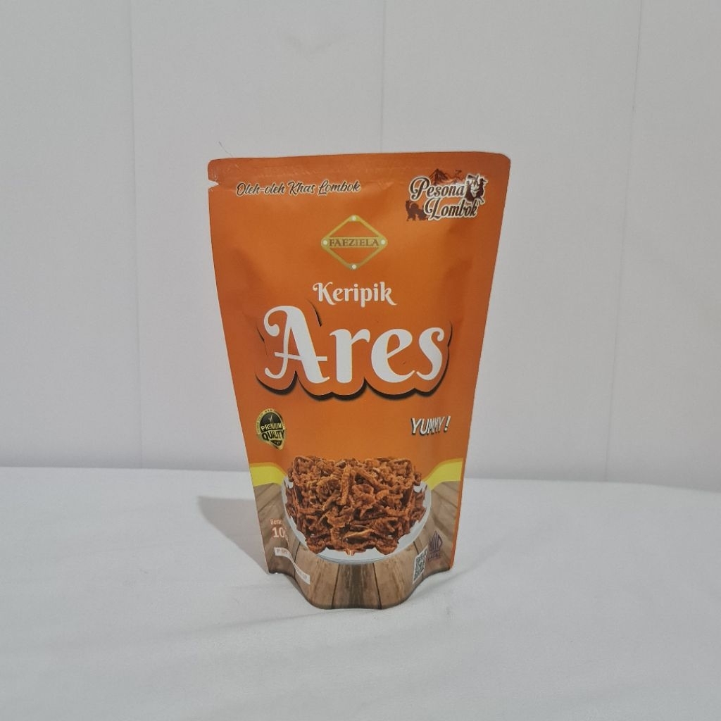 

keripik ares(batang pohon pisang)