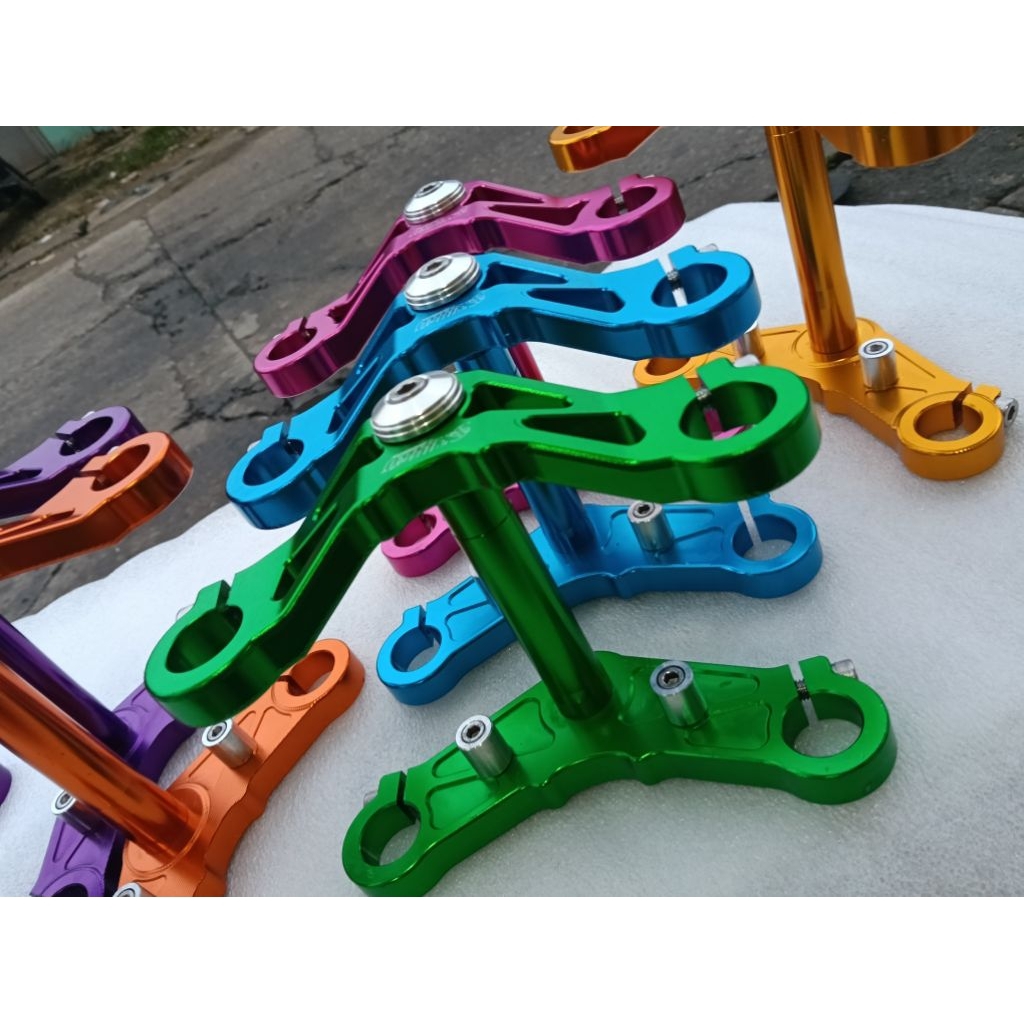 Segitiga Shijiro triple clamp segitiga V-SHAPE Shijiro amorex drag bike mio herex