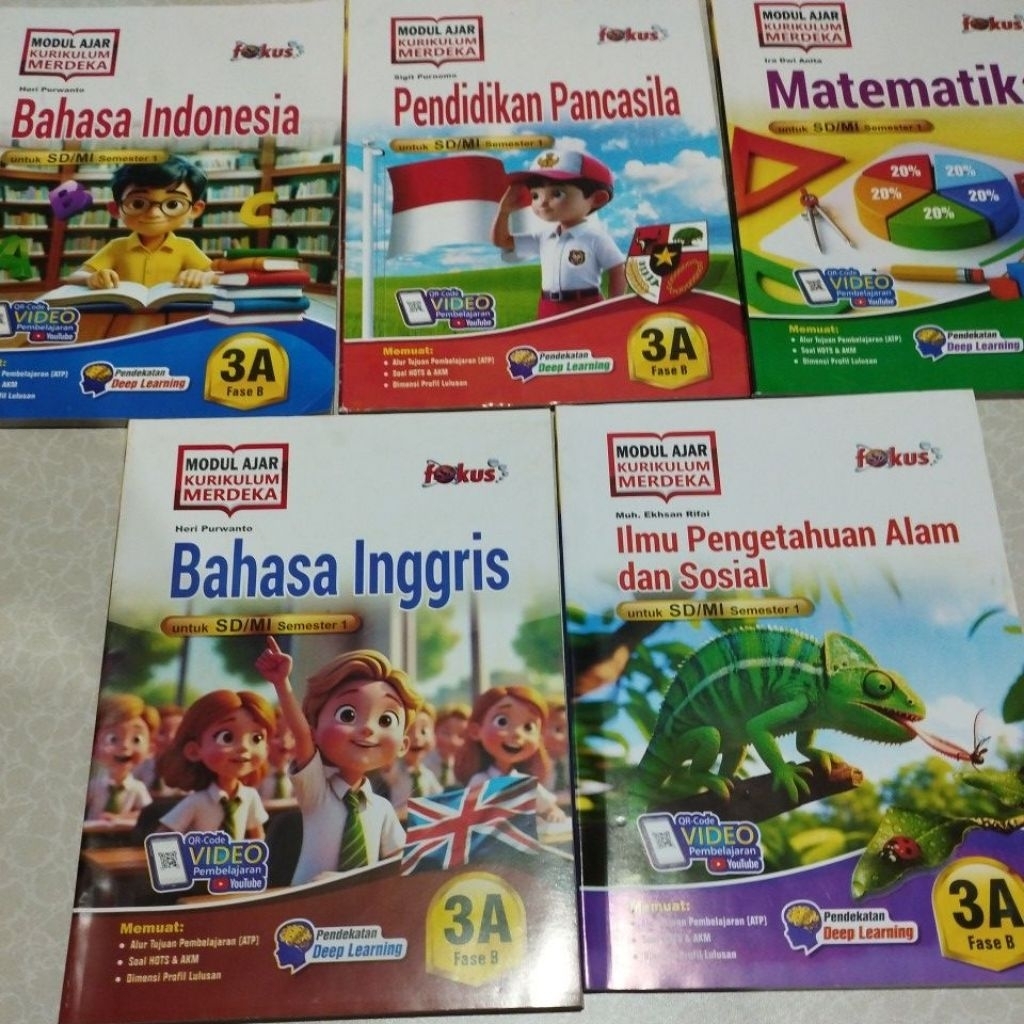 LKS FOKUS KELAS 3 SD/MI SEMESTER 1 dan 2 KURIKULUM MERDEKA, LKS FOKUS SD /MI KELAS 3 SEMESTER 1 dan 