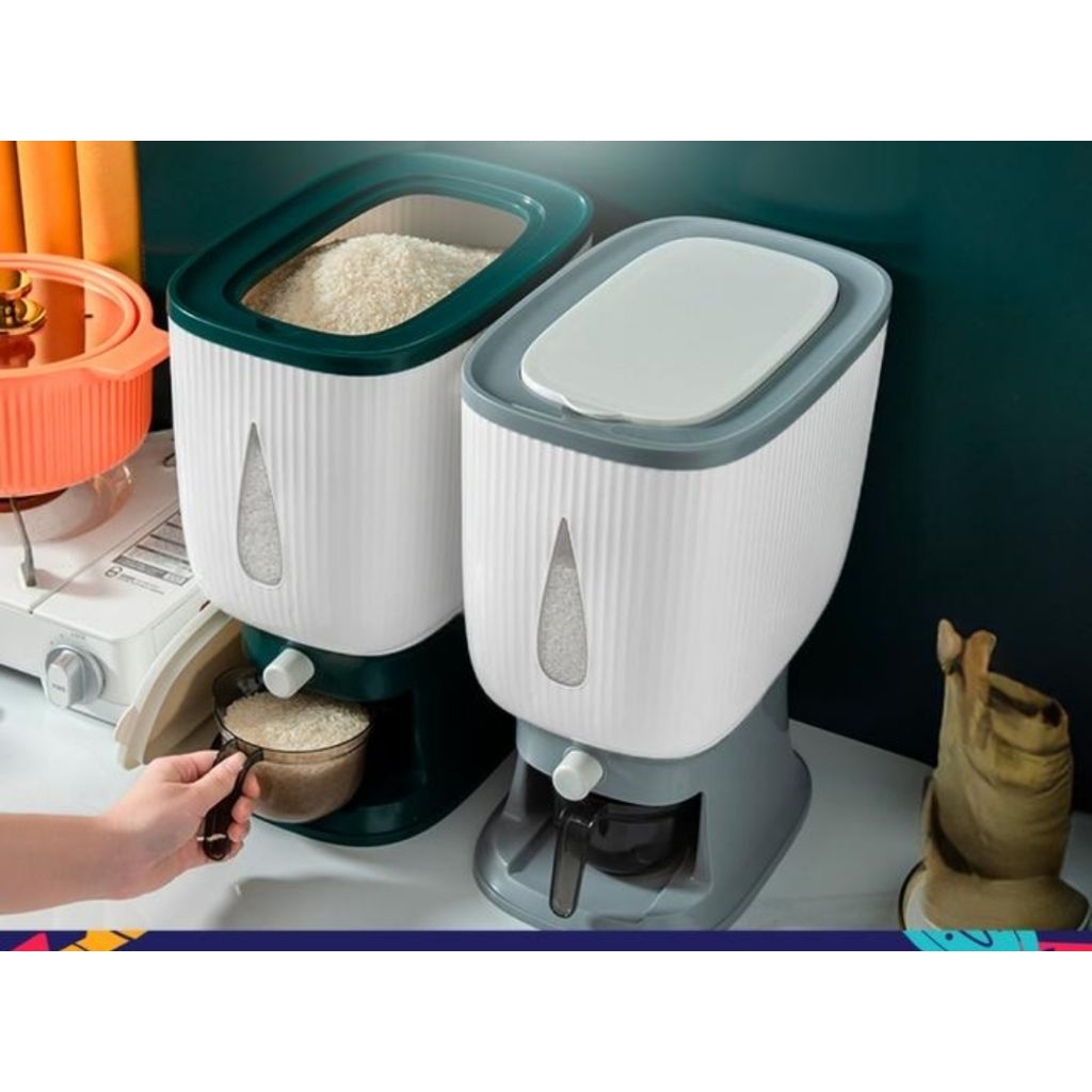 dispenser beras minimalis