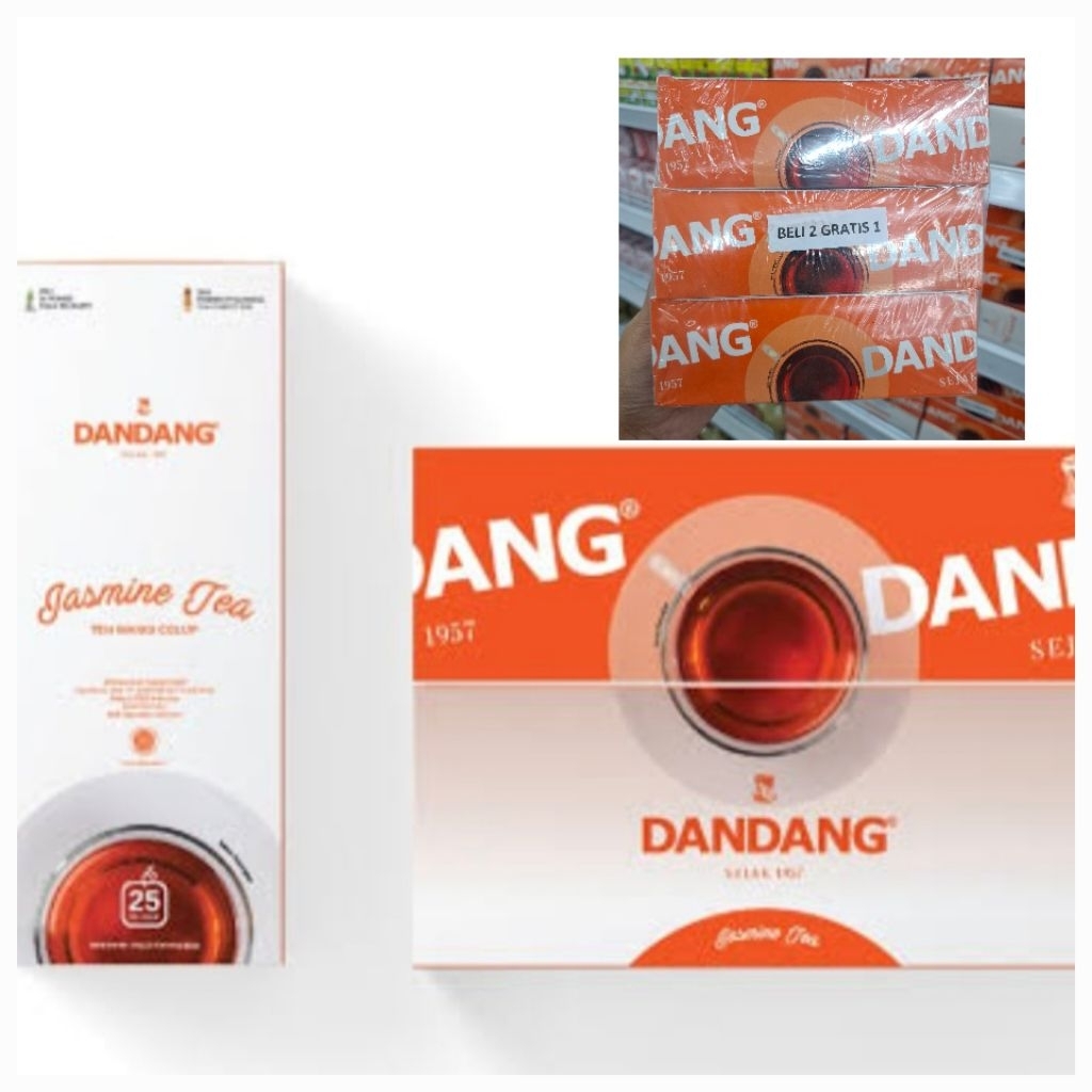 

teh dandang jasmine tea isi 25 pcs ( beli 2 gratis 1)