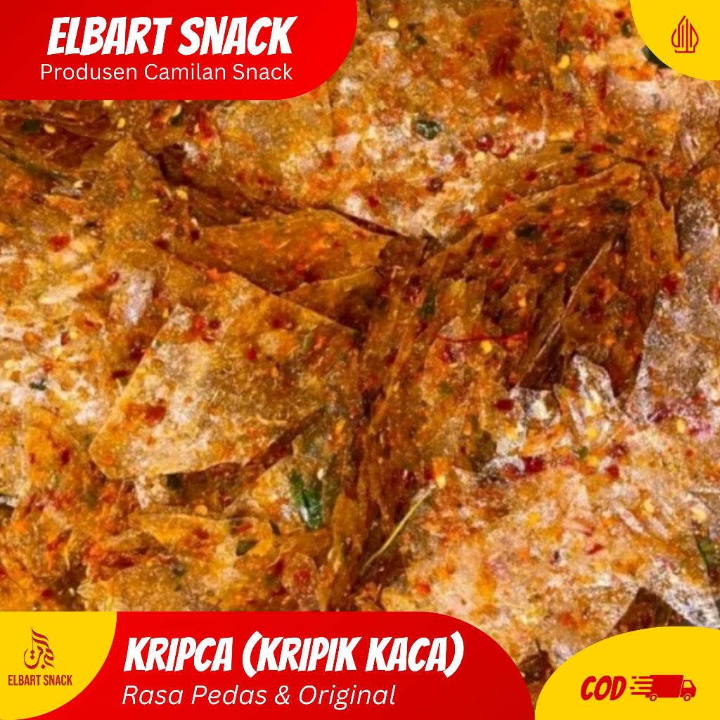 

Kripik Kaca Pedas Daun Jeruk 150g, 500g, 1000g – Camilan Viral Renyah & Gurih
