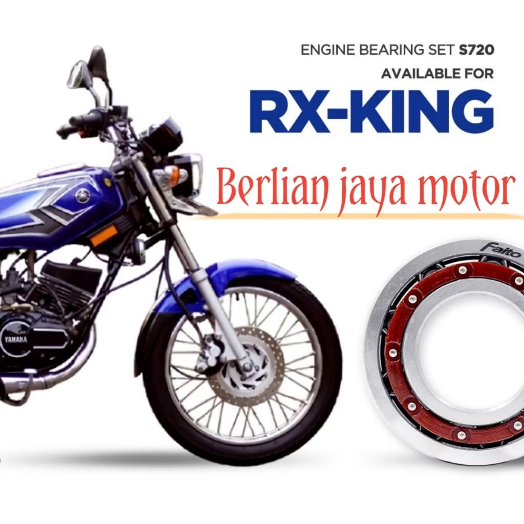 Lahar/bearing mesin kruk as racing/engine bearing set faito full set faito S270 keramik buat motor r