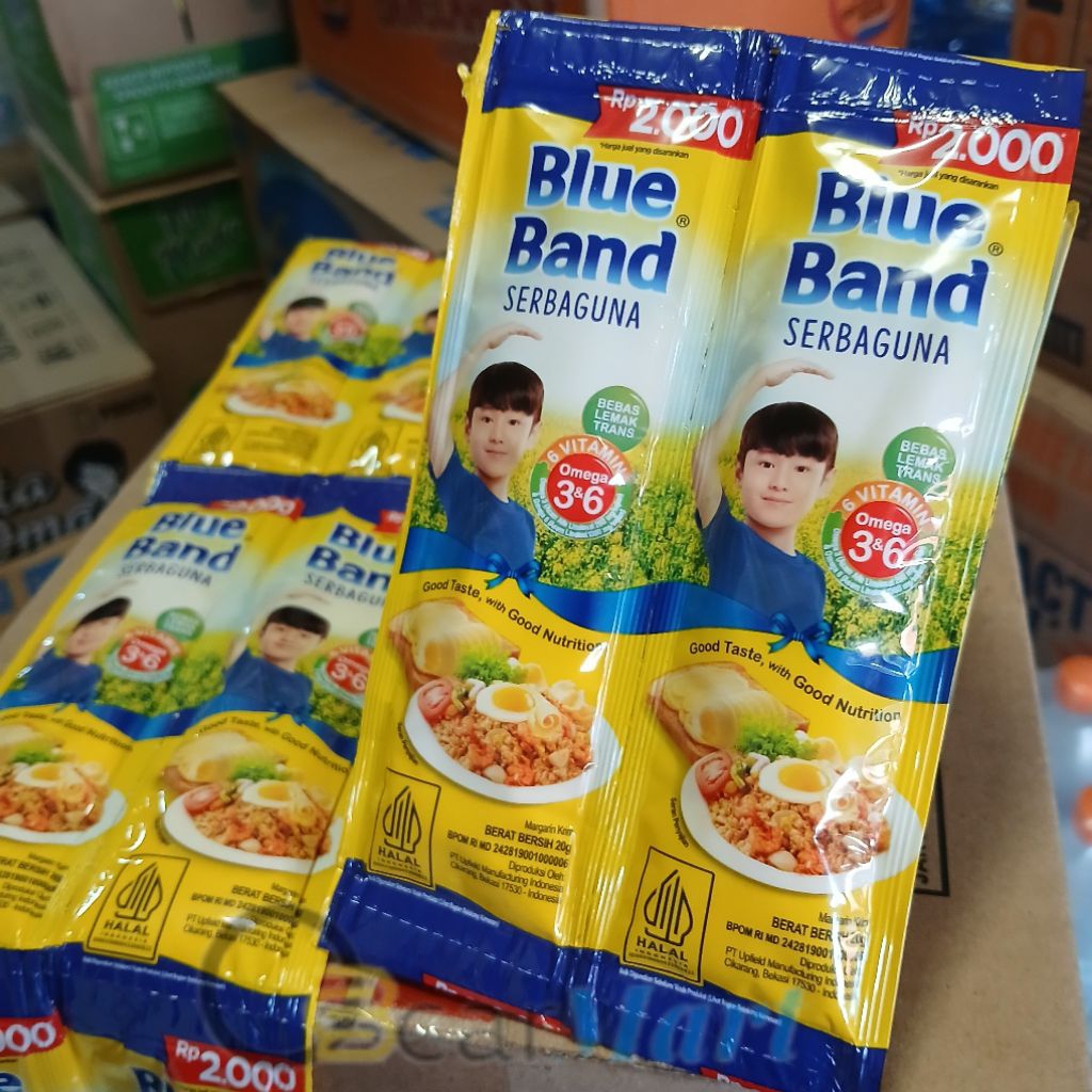 

Satuan Ecer BLUE BAND Serbaguna 20gr Mentega Sachet