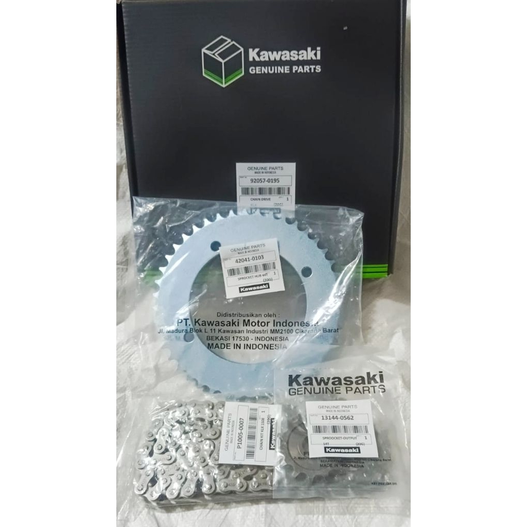 GIR GEAR SET RANTAI KLX 150 GIR PAKET KLX 150