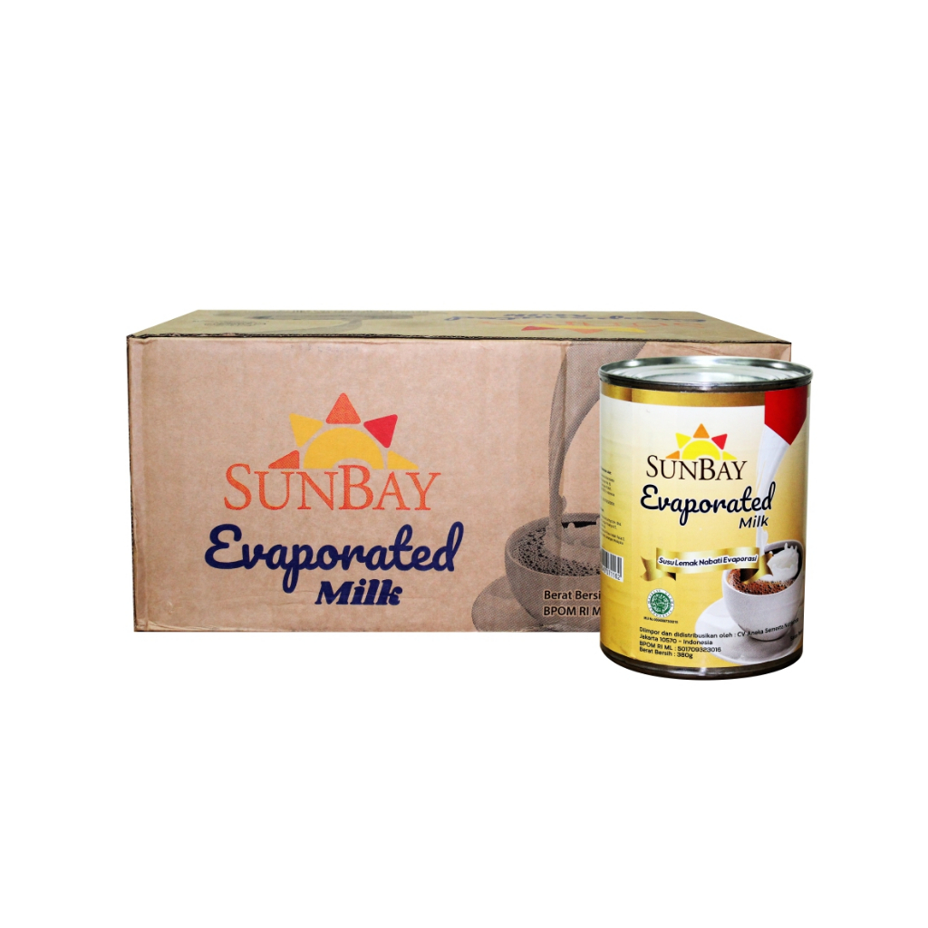 

Sunbay Evaporated Milk Susu Evaporasi - 380 Gr ( Khusus Instant )