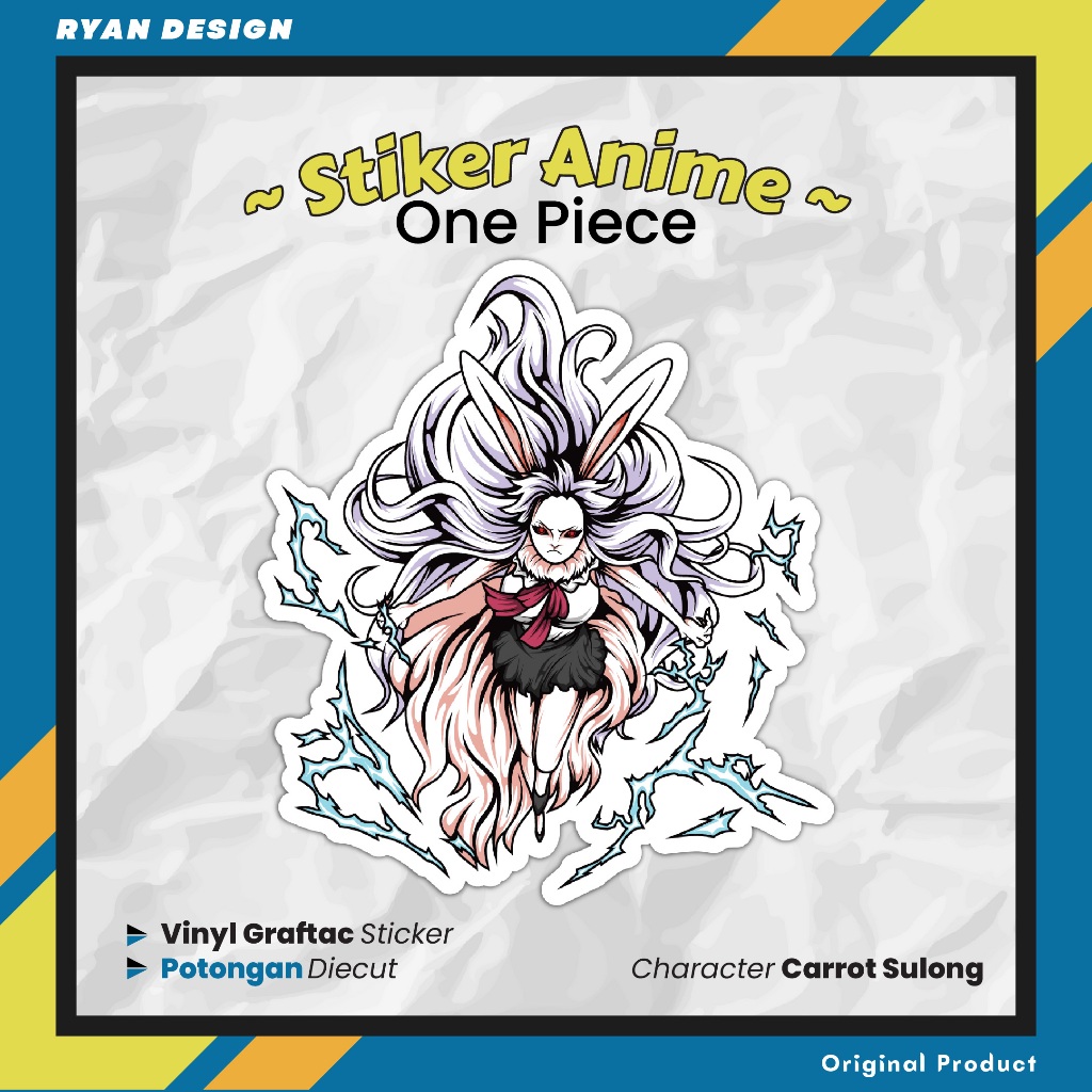 

Sticker Anime One Piece Carrot Sulong Stiker Laptop Case Hp Ukuran 5 Cm