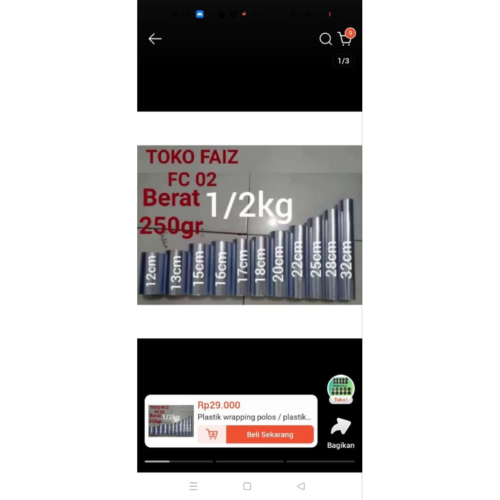 PLASTIK WRAPPING POLOS/ PLASTIK REPING/SHRINK/DUS HP/PACKING HP/ FILM