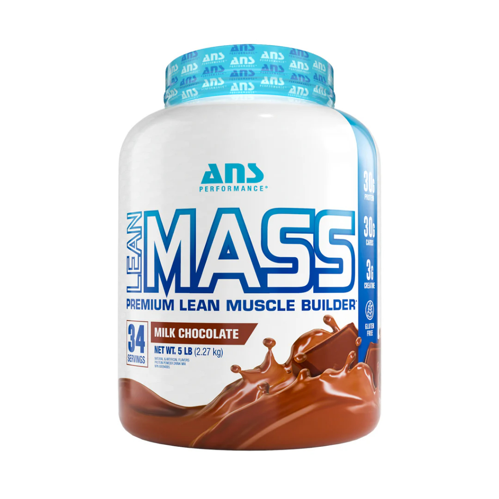 PROMO ANS Performance Lean Mass 5LBS 5 lbs 2250 Gram N-mass N mass Mass Gainer Lean Gainer Bulking