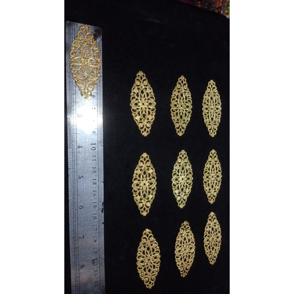 LEMPENGAN BATIK EMAS UKURAN 6CM (PROMO)