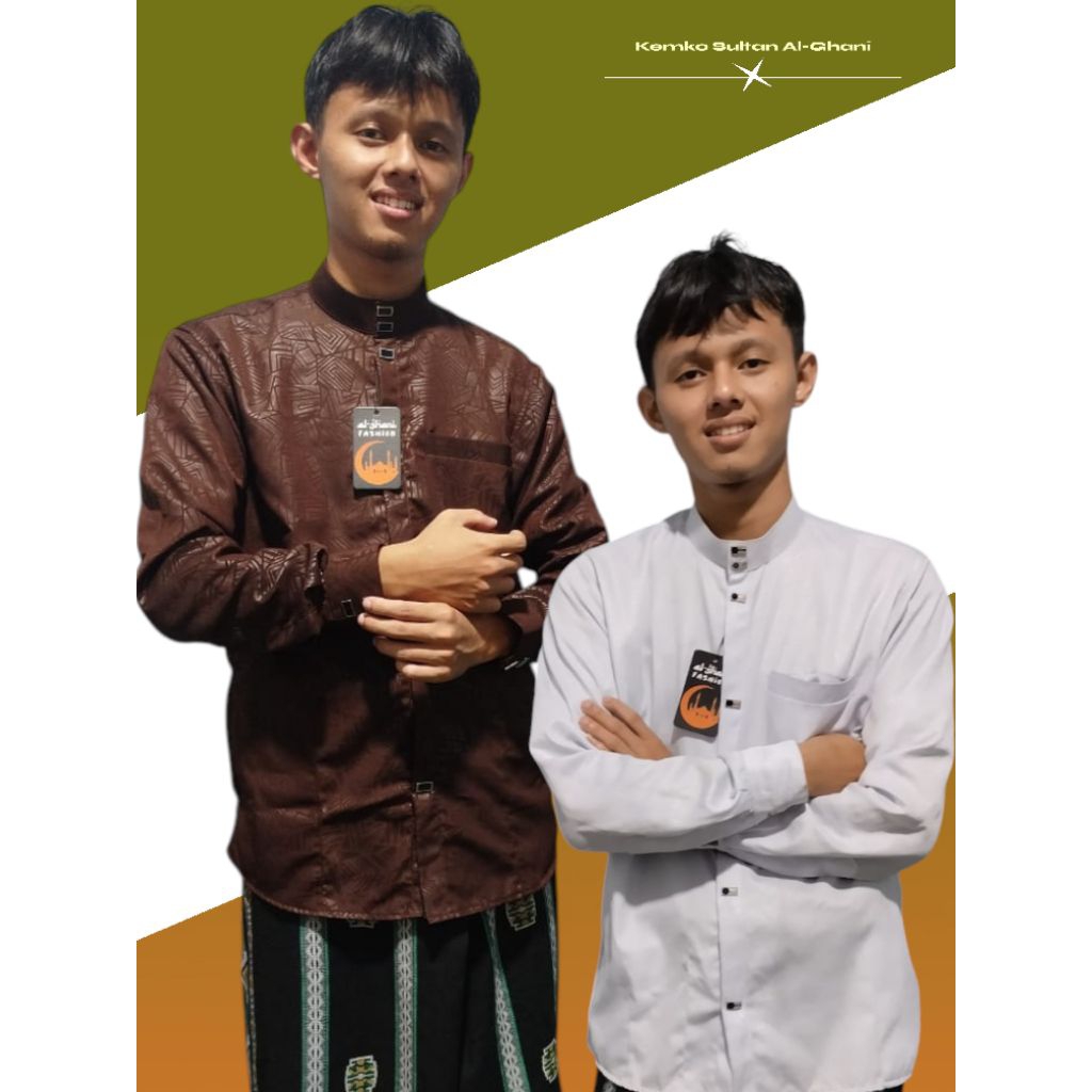 Baju Koko Pria Dewasa Kemko Sultan Original