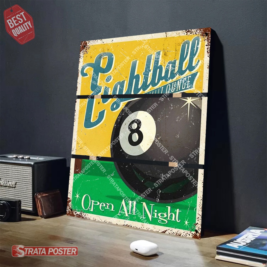 Poster Billiard Dekorasi dinding aesthetic