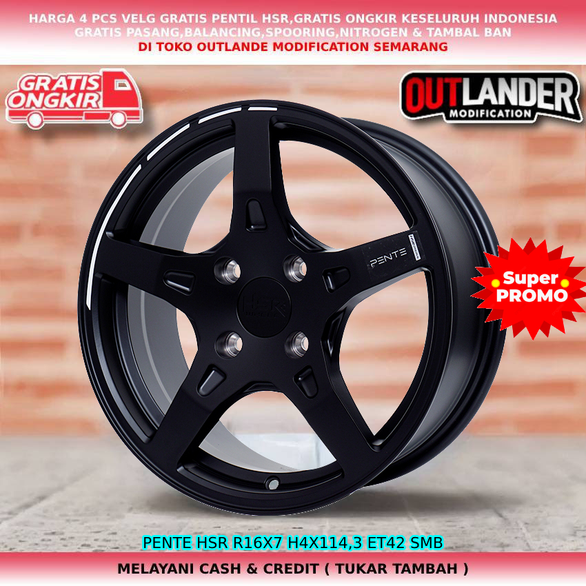 velg ring16 palang 5 untuk mobil Kijang LGX Veloz AvanzaTriber Livina Xgear dll hsr pente ring16