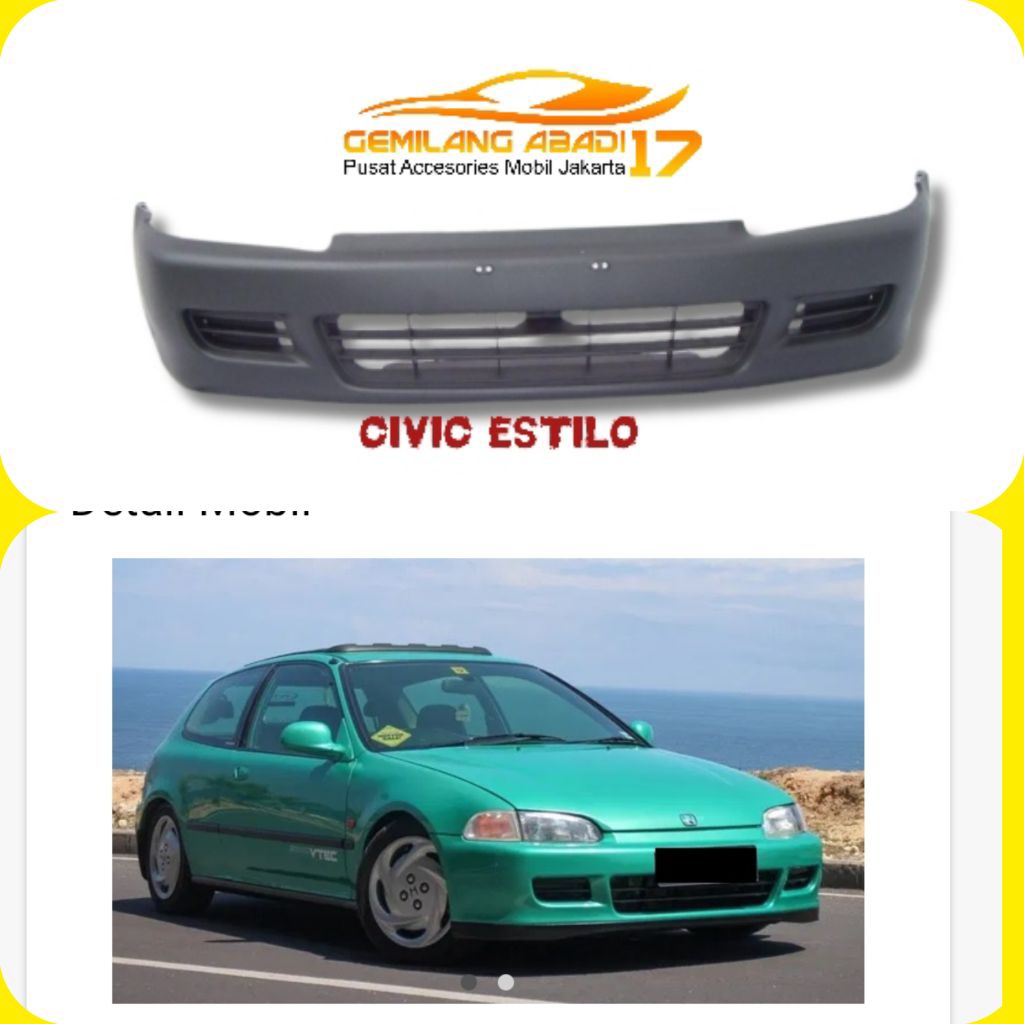 bumper bemper depan honda estilo civic ready new