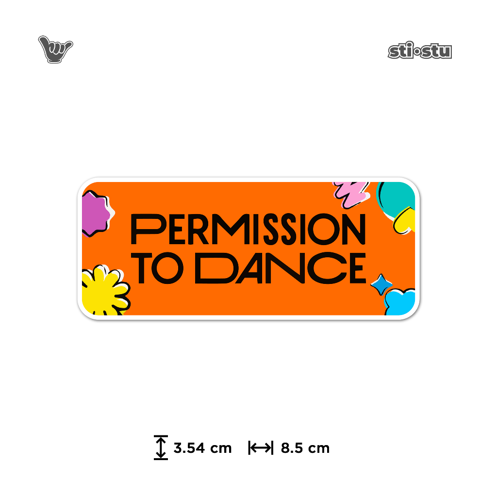 

Sticker BTS - Permission To Dance | Sticker Kpop | Sticker Band | Sticker Vinyl
