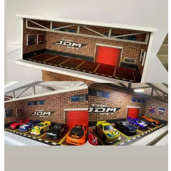 Diorama diecast atau hotwheels tema the jdm skal 1:64