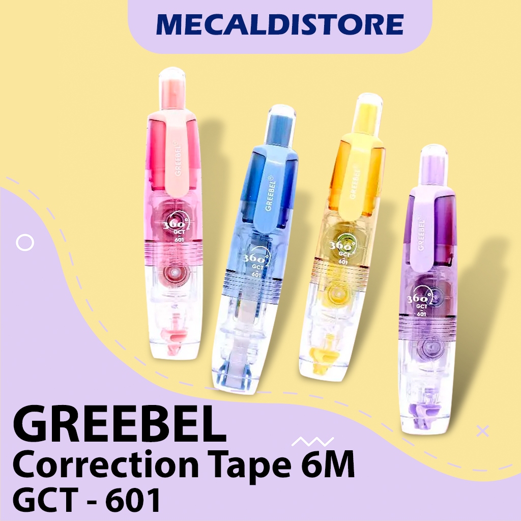 

Correction Tape 6M GREEBEL GCT - 601 / ECER TERMURAH