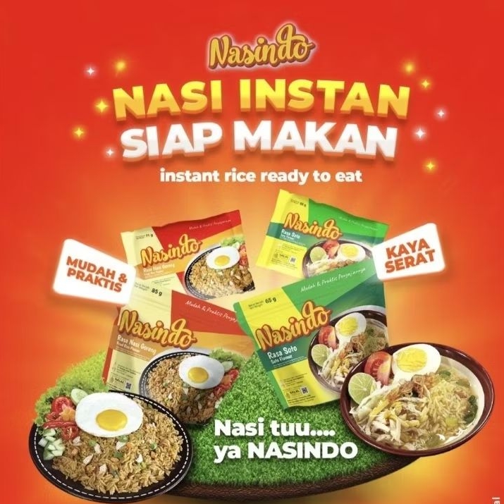 

NASINDO. NASI INSTAN. VARIAN 1 DUS