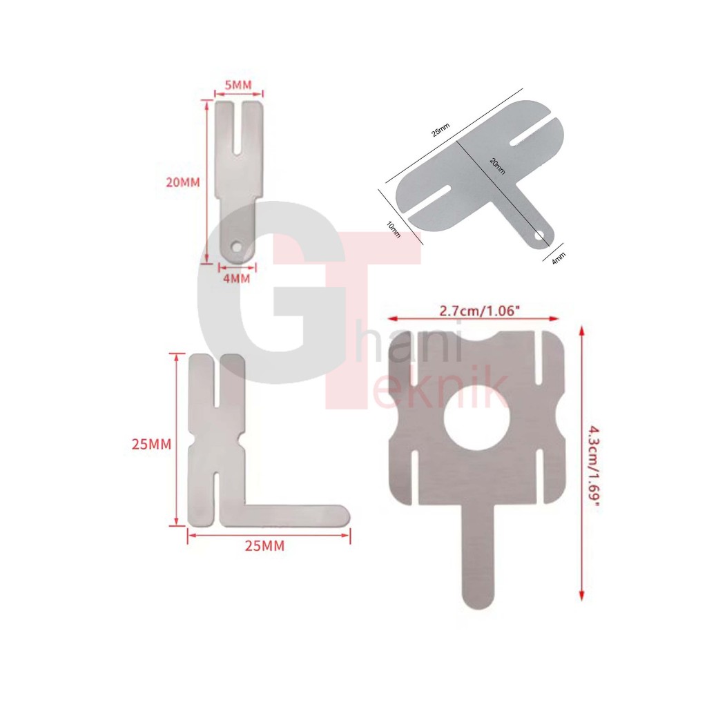 Konektor Plat Nikel plated Nickel Baterai 18650