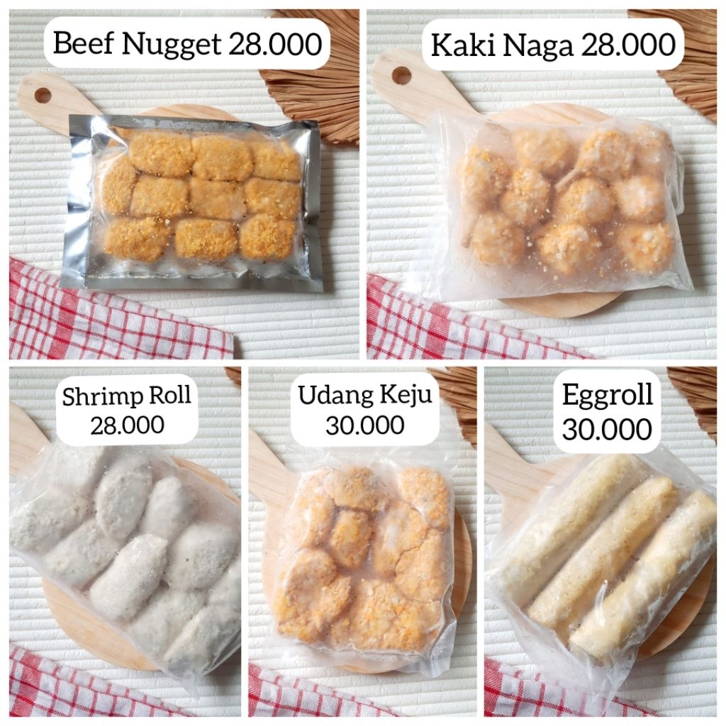 

(READY) BENTO DARI PIZZA GAZA EGGROLL SHRIMP ROLL KAKI NAGA BEEF NUGGET UDANG KEJU
