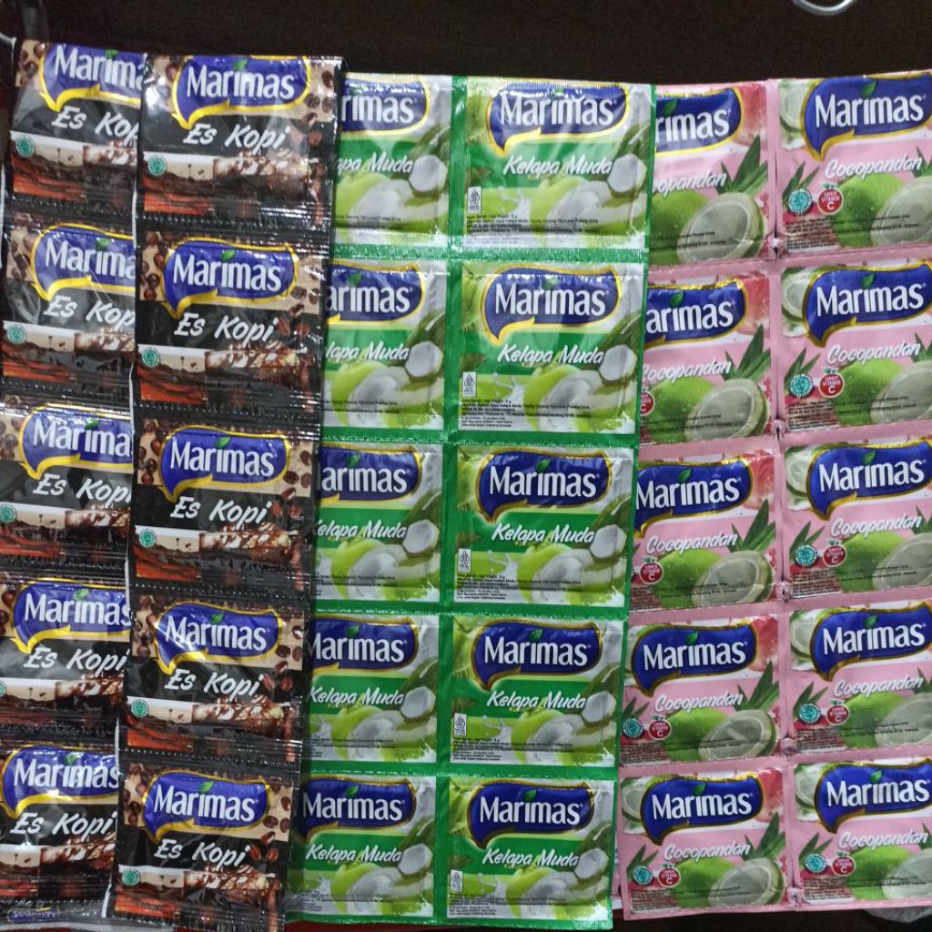 

marimas minuman serbuk instan isi 10pcs/ renteng
