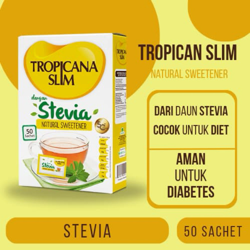 

Tropicana Slim Stevia 50 Sachet