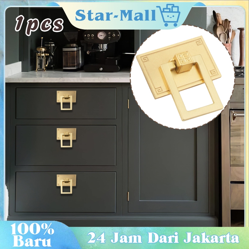 Tarikan Laci Gold Gagang Pintu Lemari Handle Pintu Mewah