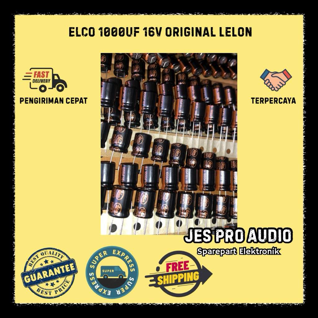 ELCO 1000UF 16V ORIGINAL LELON