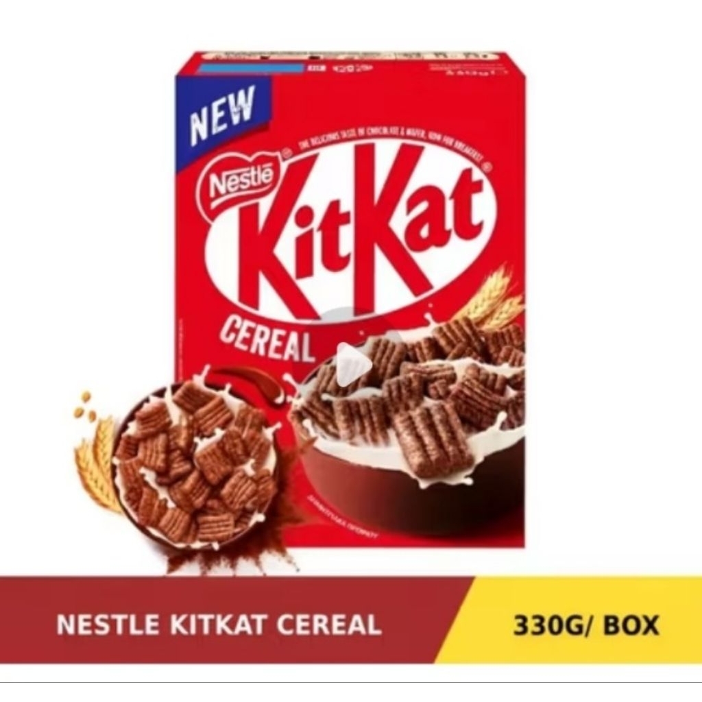 

Nestle Kitkat sereal 330 gram-kit kat cereal-sarapan