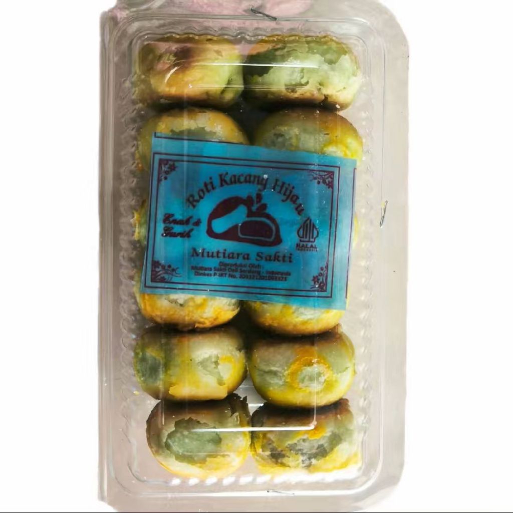 

oleh-oleh khas Medan. roti kacang hijau isi 12 pcs