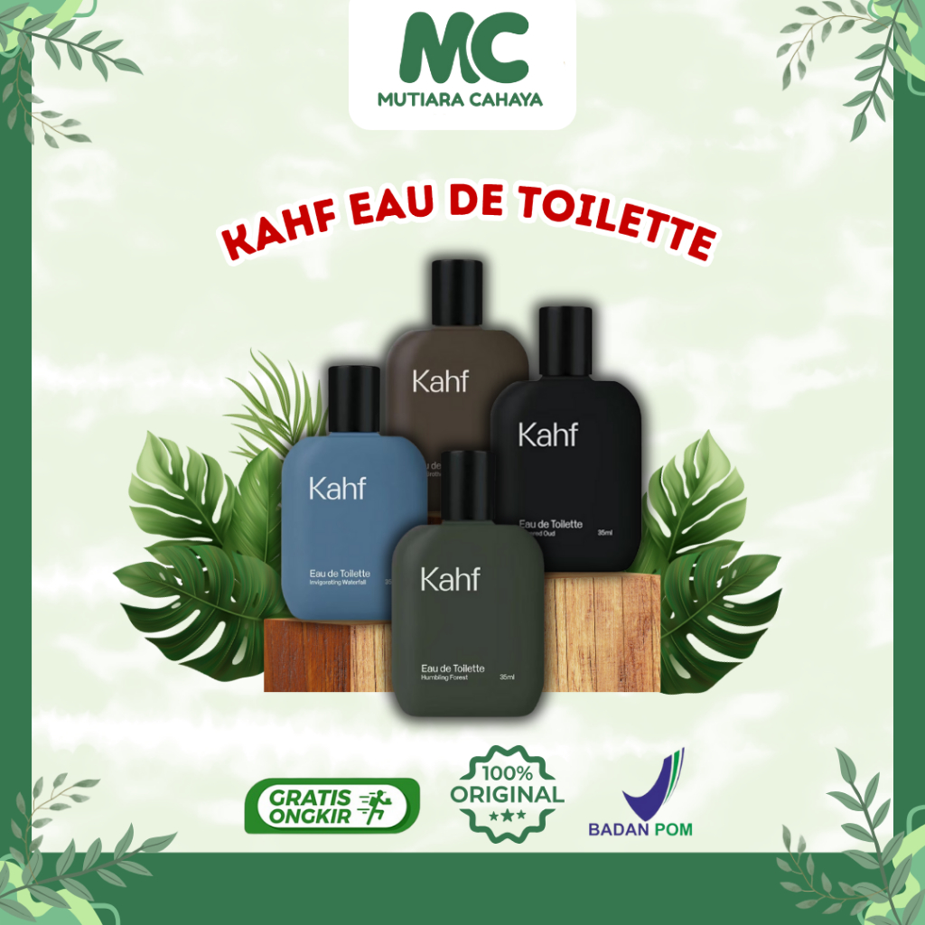 MC Official - Kahf Eau De Toilette 35 ml | Kahf Parfum Laki - Laki | Kahf Pewangi