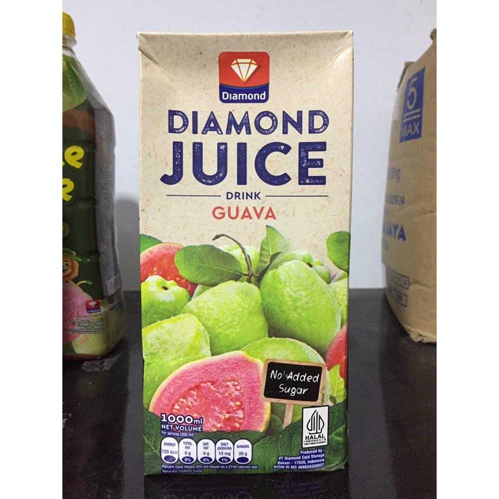 

Diamond Juice Guava / Jambu UHT 1Ltr - ed 18 Juli 2025 - sameday / instant Only
