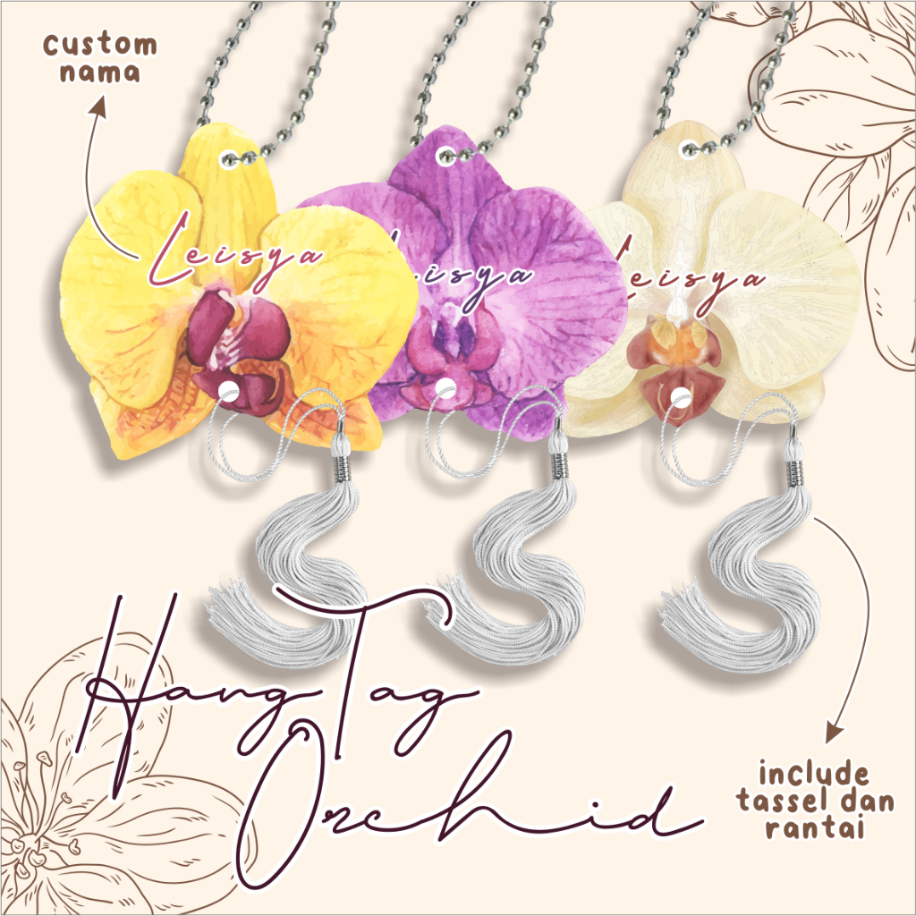 

Hangtag Orchid Gantungan Orchid Hangtag Bunga Anggrek Orchid Bunga Anggrek Hangtag Custom