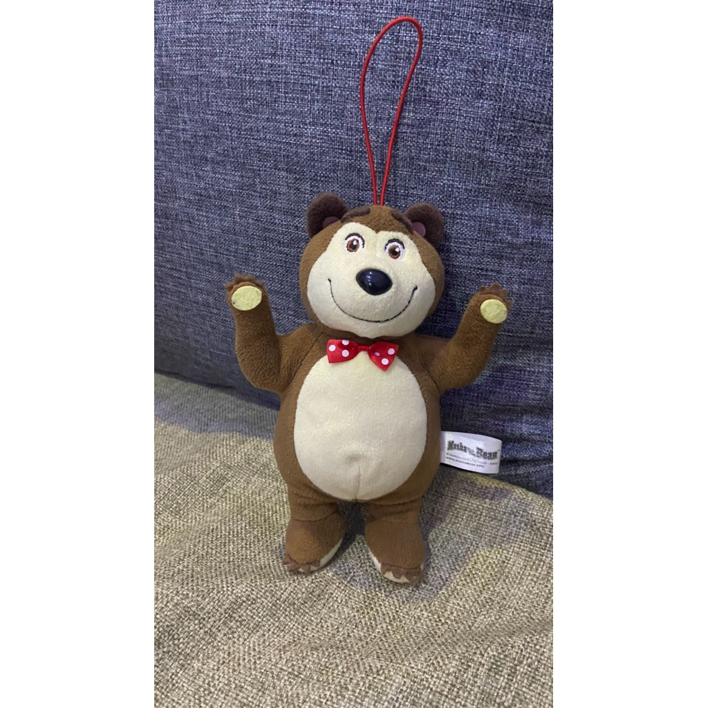 Boneka Ganci beruang Masha and the Bear ORIGINAL