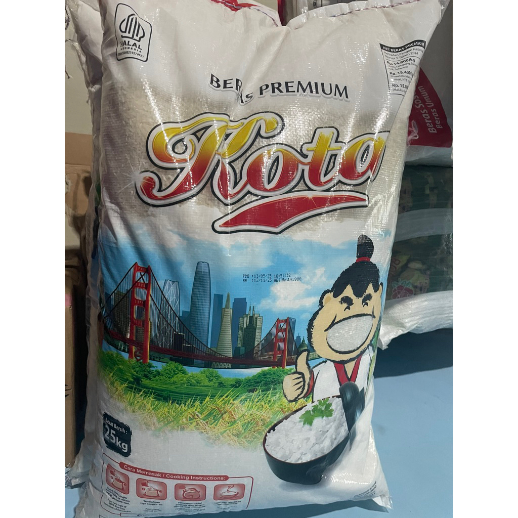 

BERAS KOTA 25KG PREMIUM