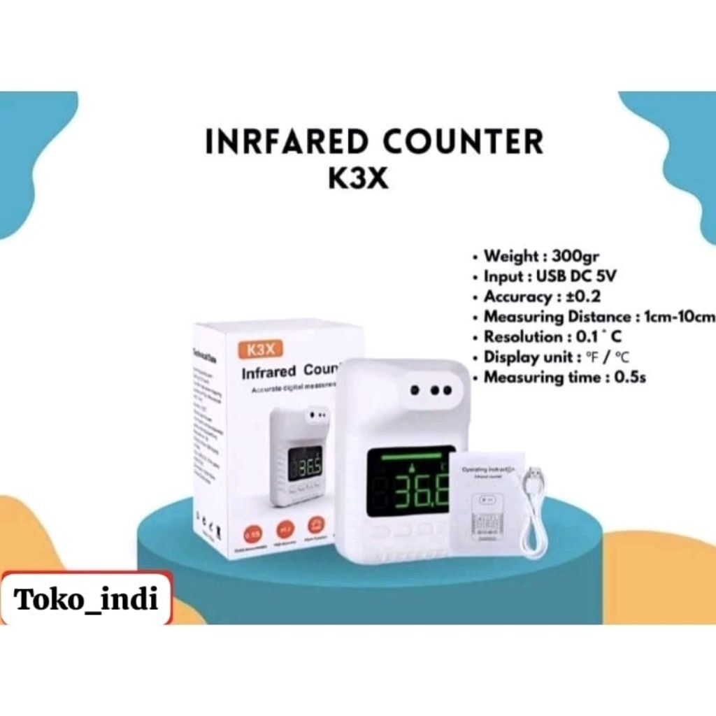 Infrared Counter K3X/Infrared K3X/Thermometer Infrared Dinding Tanpa Trifod