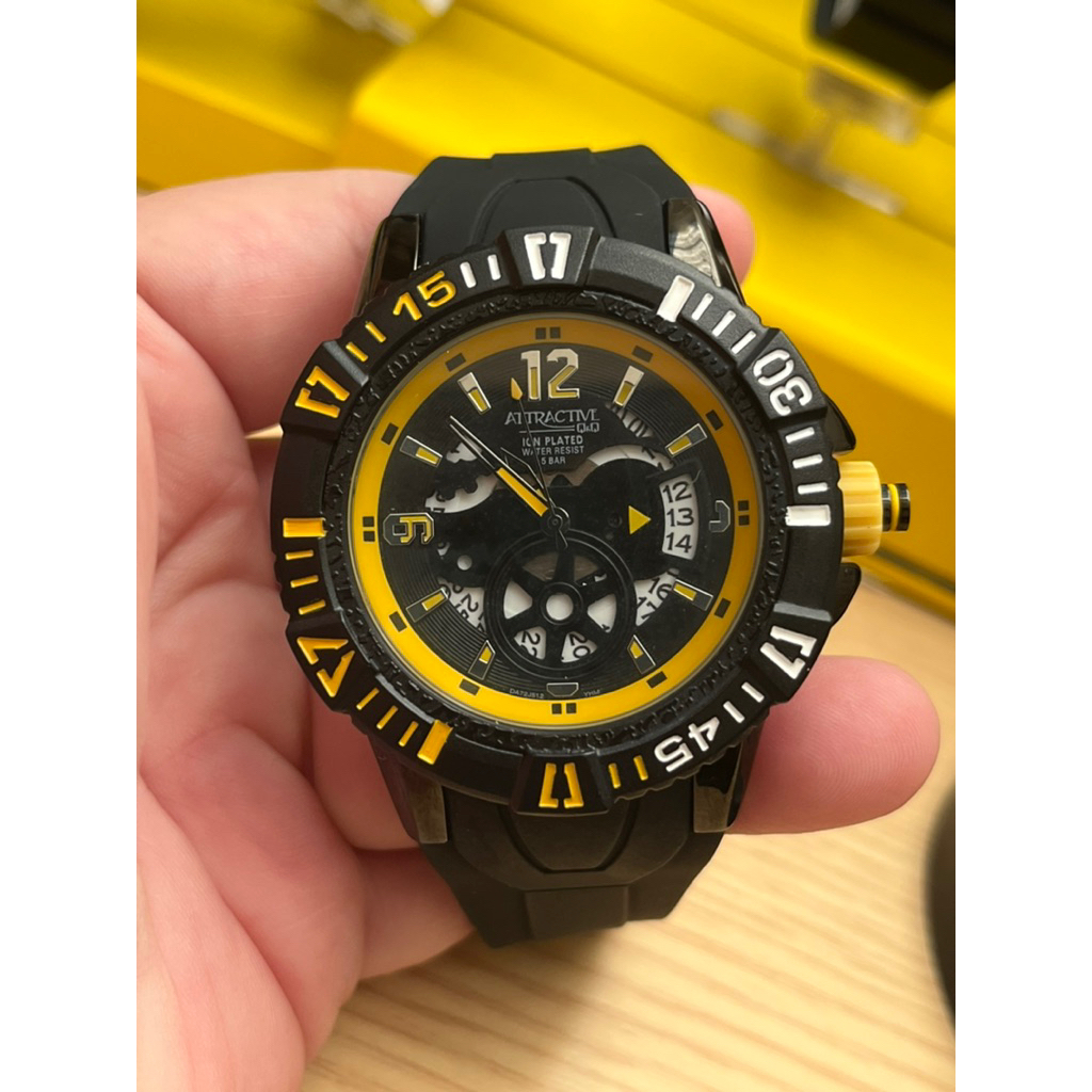 JAM TANGAN PRIA ATTRACTIVE QQ Q&Q QNQ DA72J301Y ORIGINAL DA72 TERMURAH