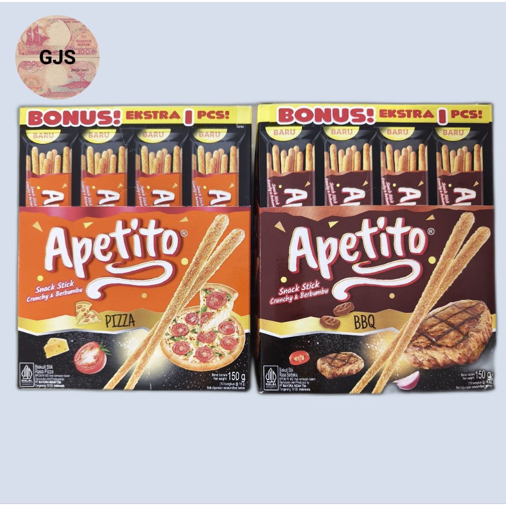 

Apetito Snack Stick 10X15gr varian Pizza / BBQ