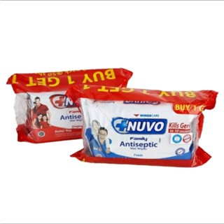 Nuvo Wet Wipes 50s (Buy 1 Get 1) - Tisu Basah