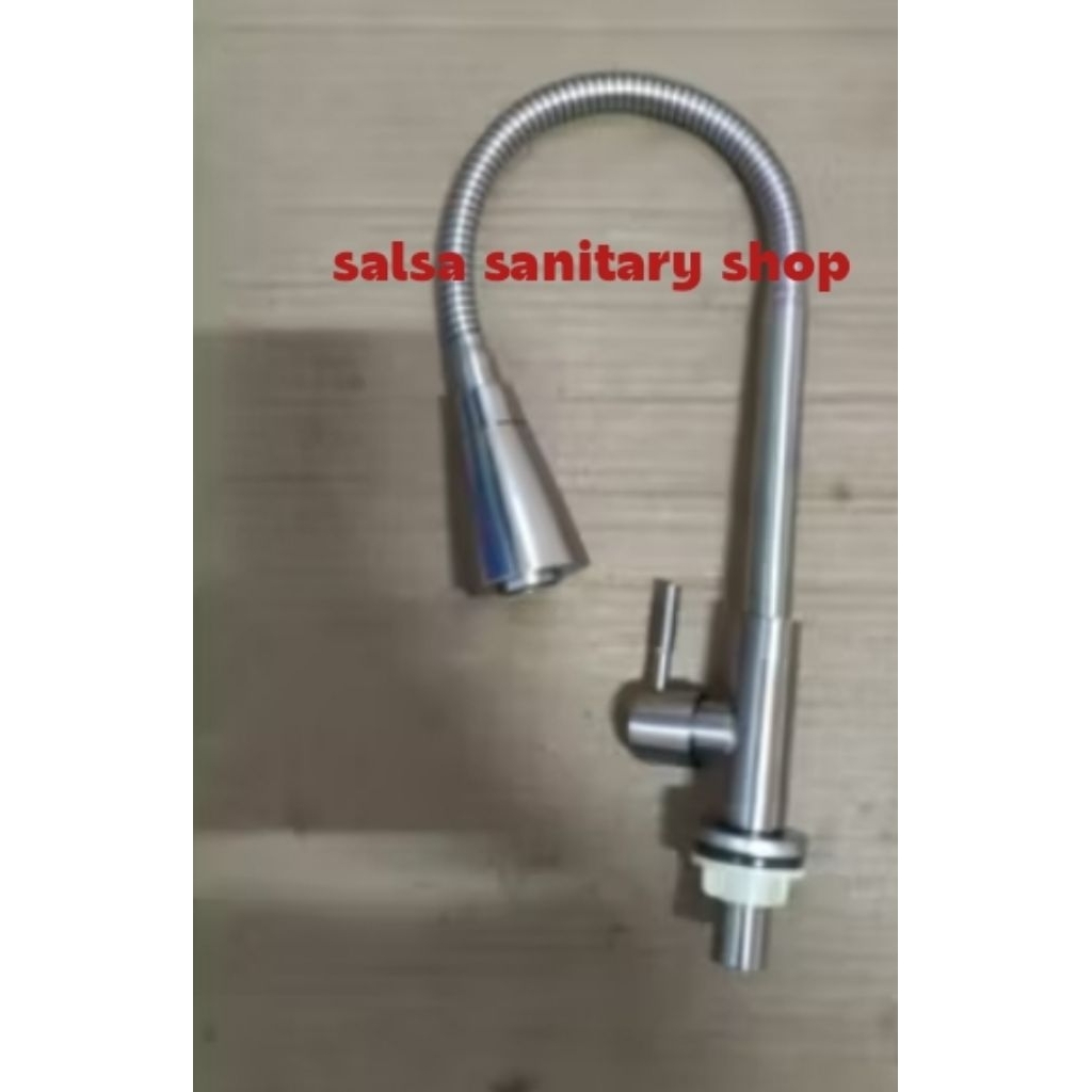 Kran stainless 304 Trompet Kran sink/Kran sink model Trompet stainless 304