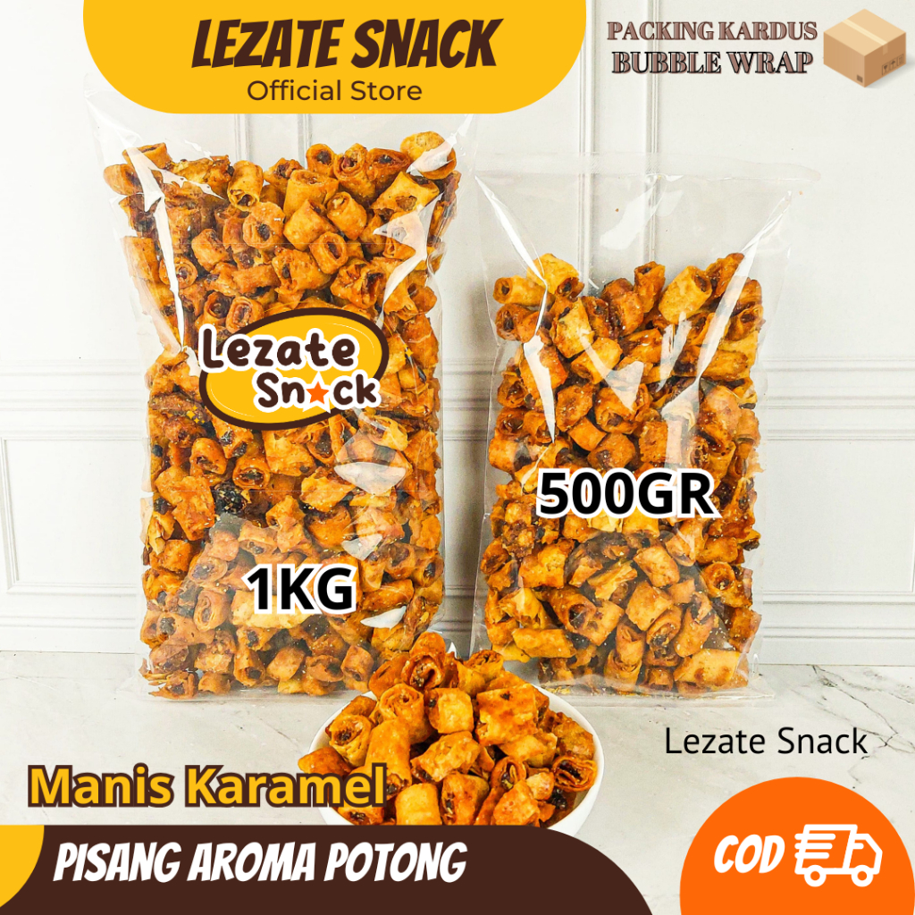 

Pisang Aroma Potong Mahkota 1KG Kiloan Renyah Manis Karamel Murah / Pisang Aroma Mini Mahkota Temanggung Piscok Mini Manis Snack LEZATE SNACK