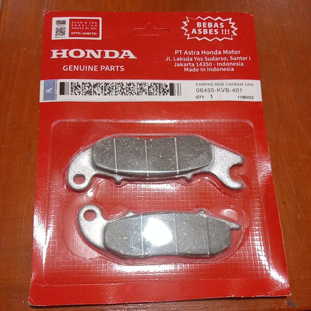 Kampas Rem Depan 06455-KVB-401