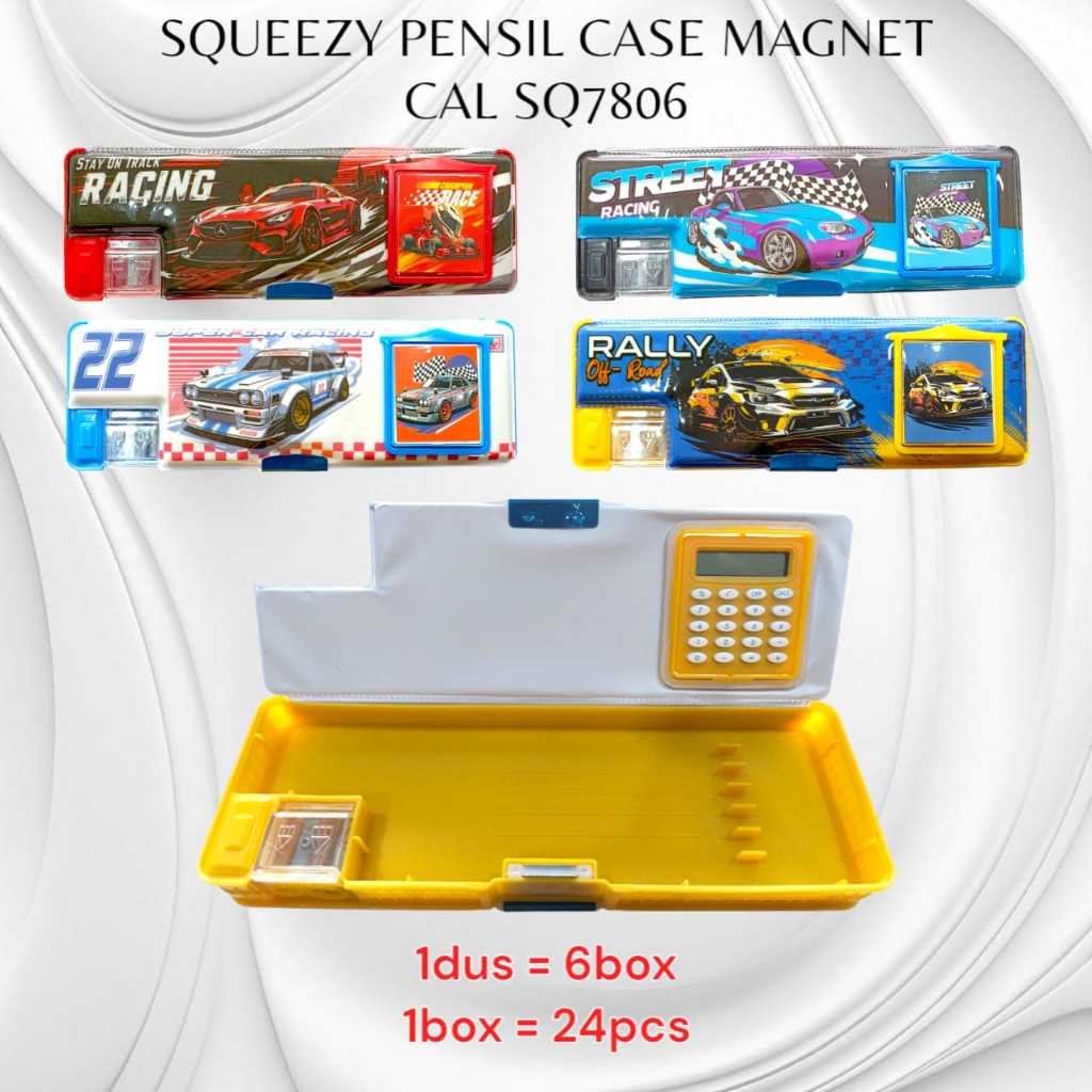 

Pensil case magnet cal 7806 / tempat pensil magnet squezzy cal 7806