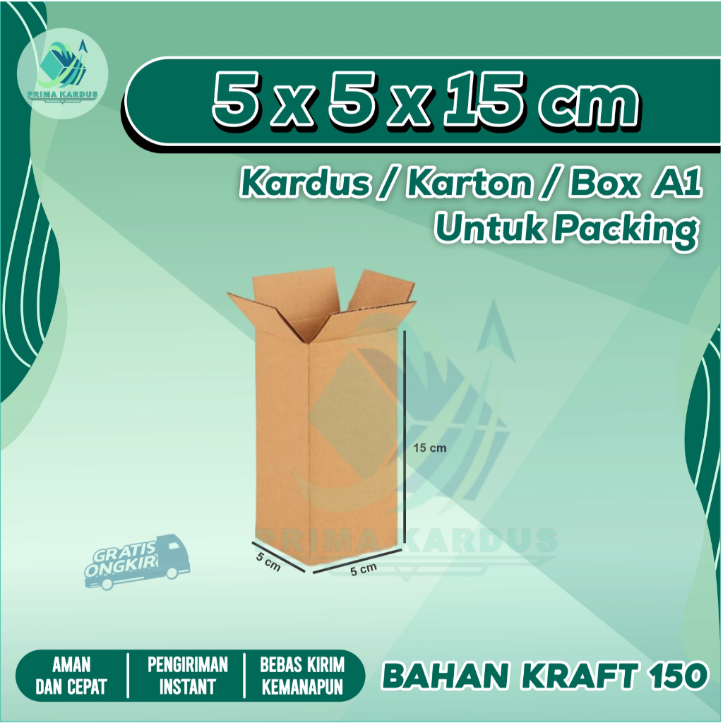 

Kardus Packing 5x5x15 | Box packing | Karton Packing