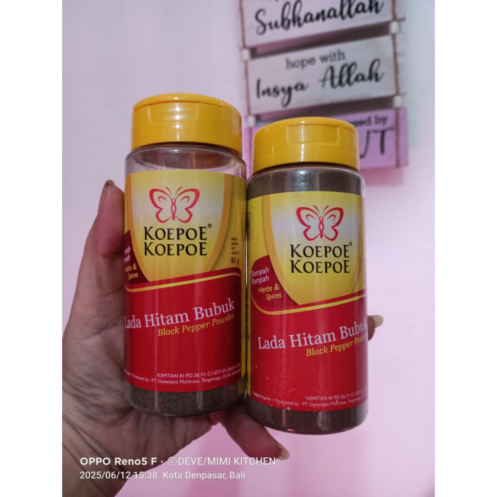 

Koepoe koepoe Lada hitam bubuk 85gr