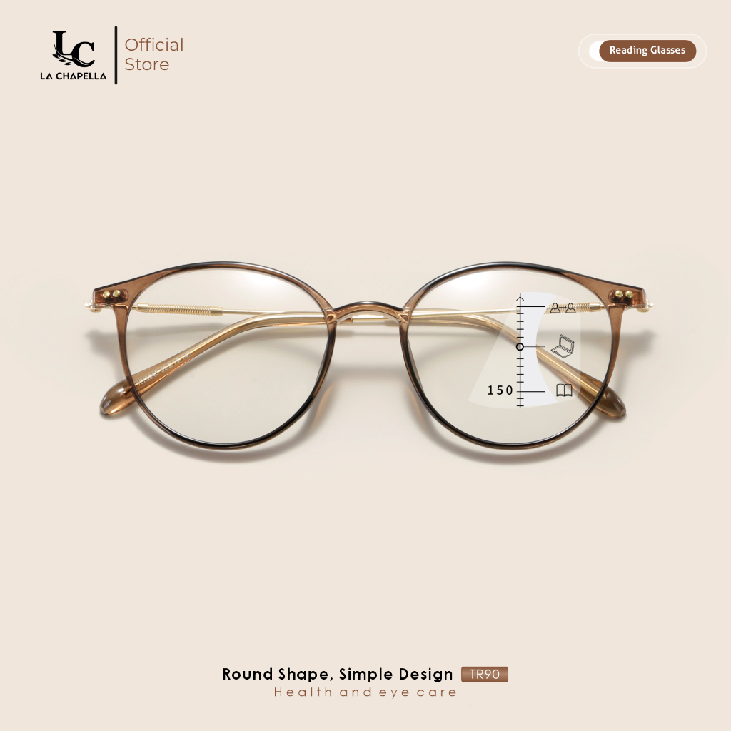La Chapella Kacamata Baca Dan Jalan Lensa Plus Auto Fokus Anti Blueray Fashion Pria Wanita Model Bul