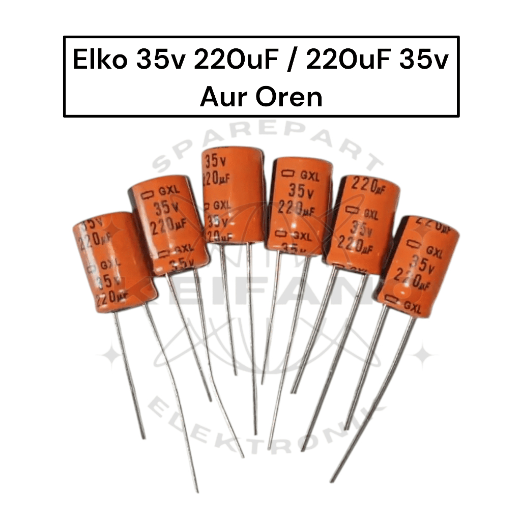 Elko 35v 220uF / 220uF 35v Aur Oren