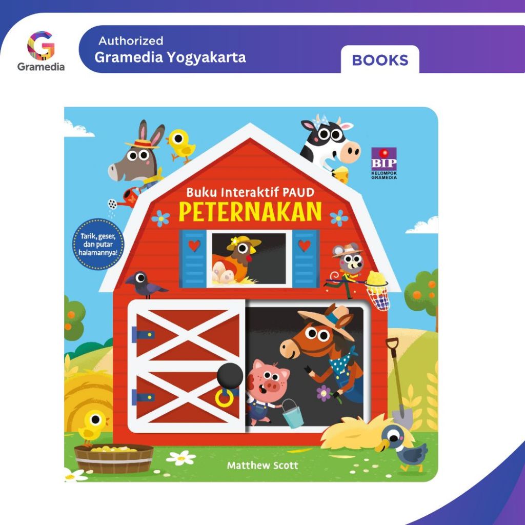 Gramedia Yogya - Buku Interaktif PAUD: Peternakan